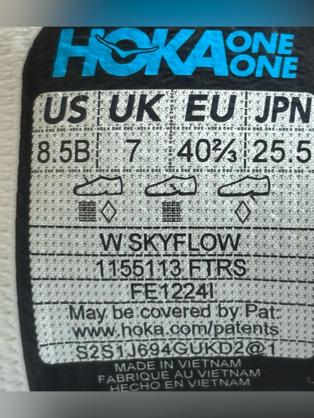 Hoka SKYFLOW Running Jogging Athletic Shoes Frost Rose Gold 1155113 FTRS 8 9 10 - Picture 8 of 10